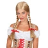 Perruque Blonde D'écolière Avec Deux Tresses -Boutique De Carnaval D'Halloween Perruque blonde d ecoliere avec deux tresses