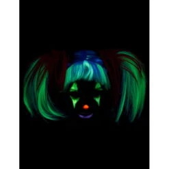 Perruque Couettes, Phosphorescente Pour Enfant -Boutique De Carnaval D'Halloween Perruque couettes phosphorescente pour enfant 67093