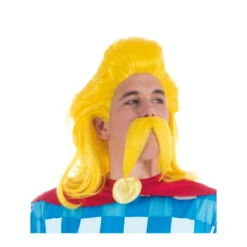 Perruque De Assurancetourix Avec Moustache