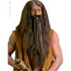 Perruque De Barbare Avec Barbe Et Moustaches