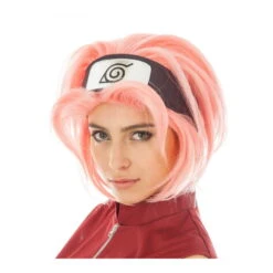 Perruque De Haruno Pour Femme, Naruto