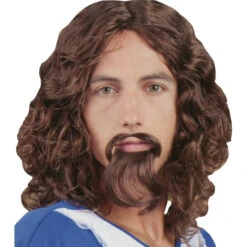 Perruque De Mousquetaire Avec Barbe