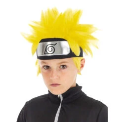 Tenue De Naruto Pour Enfant 7 Tenue De Naruto Pour Enfant -Boutique De Carnaval D'Halloween Perruque de naruto taille enfant