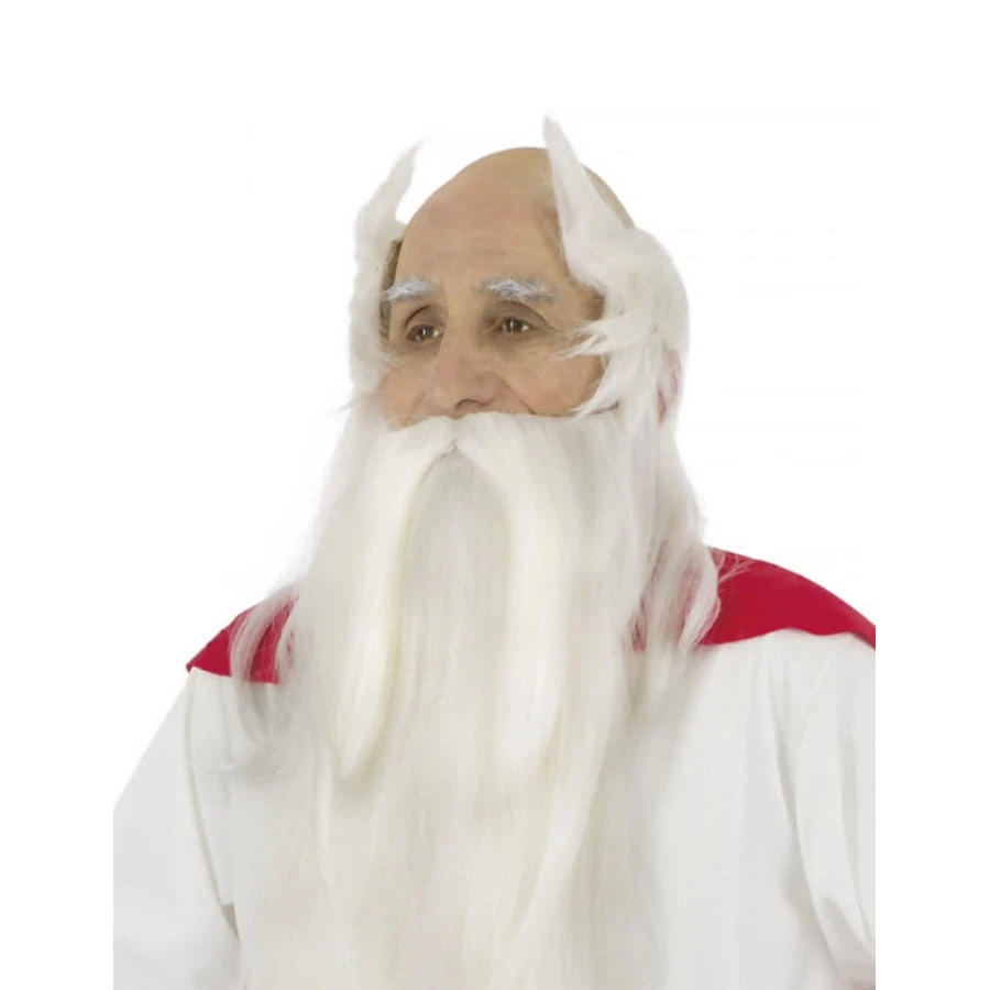 Perruque De Panoramix Avec Barbe Et Moustache 4 Perruque De Panoramix Avec Barbe Et Moustache – Image 2