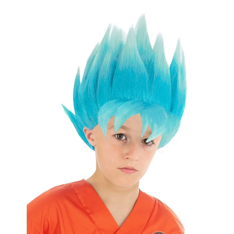 Perruque De Son Goku Guerrier Divin Pour Enfant 3 Perruque De Son Goku Guerrier Divin Pour Enfant