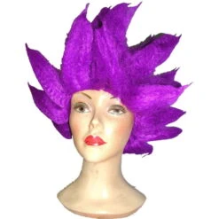Perruque De Super Saiyen Rosé -Boutique De Carnaval D'Halloween Perruque de super saiyen rose 25908