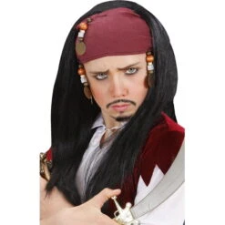 Perruque Enfant Pirate Avec Bandeau