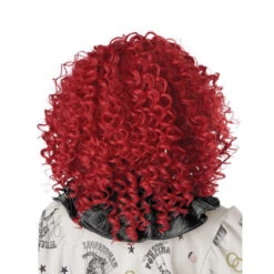 Perruque Frisée Rouge Pour Adulte -Boutique De Carnaval D'Halloween Perruque frisee rouge pour adulte 65823