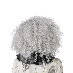 Perruque Grise Frisée Pour Adulte 7 Perruque Grise Frisée Pour Adulte -Boutique De Carnaval D'Halloween Perruque grise frisee pour adulte 65811