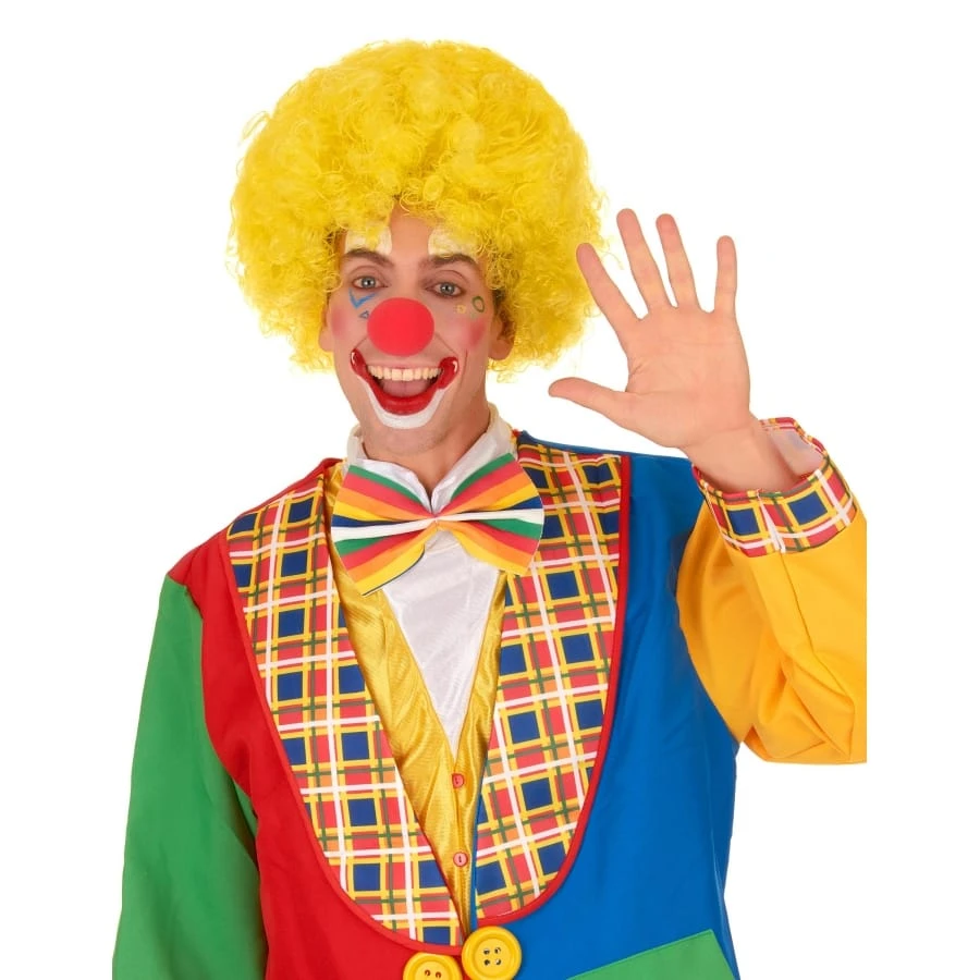 Perruque Jaune Afro Volumineuse 4 Perruque Jaune Afro Volumineuse – Image 2