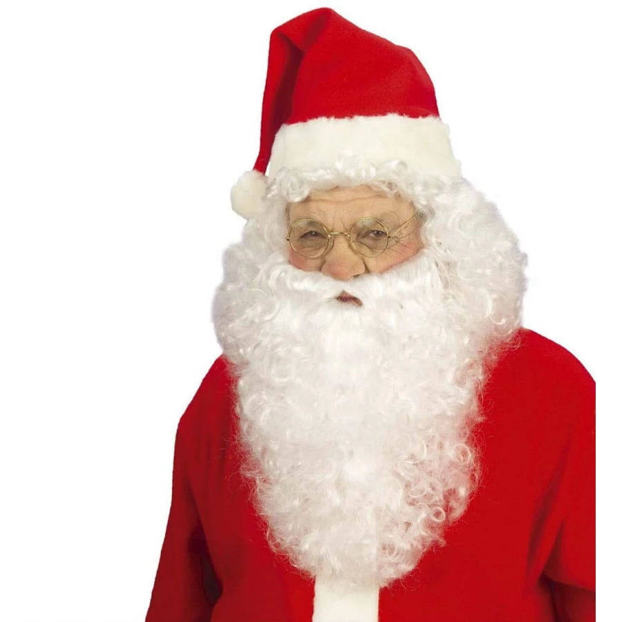 Perruque Naturelle Et Barbe Du Père Noël 4 Perruque Naturelle Et Barbe Du Père Noël – Image 2