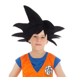 Perruque Noire De Son Goku Pour Enfant,Dragon Ball