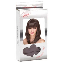 Perruque Noire Lisse Mi-longue, Luxe -Boutique De Carnaval D'Halloween Perruque noire lisse mi longue luxe 29474
