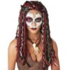 Perruque Tressée De Sorcière Vaudou -Boutique De Carnaval D'Halloween Perruque tressee de sorciere vaudou