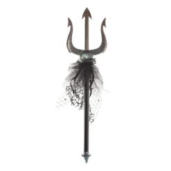Petit Trident Noir De La Reine Des Mers, 50 Cm