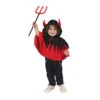 Poncho Cape De Diable Pour Bébé 2 Poncho Cape De Diable Pour Bébé -Boutique De Carnaval D'Halloween Poncho cape de diable pour bebe