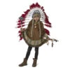Poncho D'indien Marron Pour Enfant