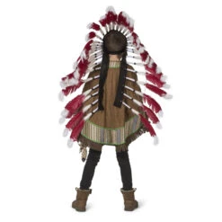 Poncho D'indien Marron Pour Enfant 5 Poncho D'indien Marron Pour Enfant -Boutique De Carnaval D'Halloween Poncho d indien marron pour enfant 64038