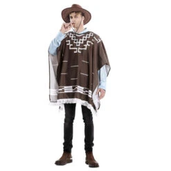 Poncho Du Manchot, Clint Eastwood -Boutique De Carnaval D'Halloween Poncho du manchot clint eastwood 65109