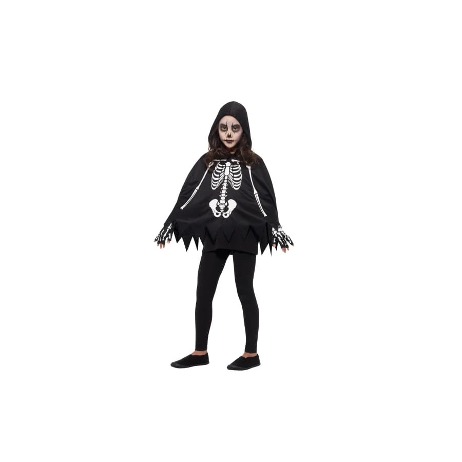 Poncho Et Gants Squelette Pour Enfant 3 Poncho Et Gants Squelette Pour Enfant