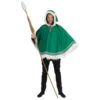 Poncho Vert D'esquimau Pour Adulte