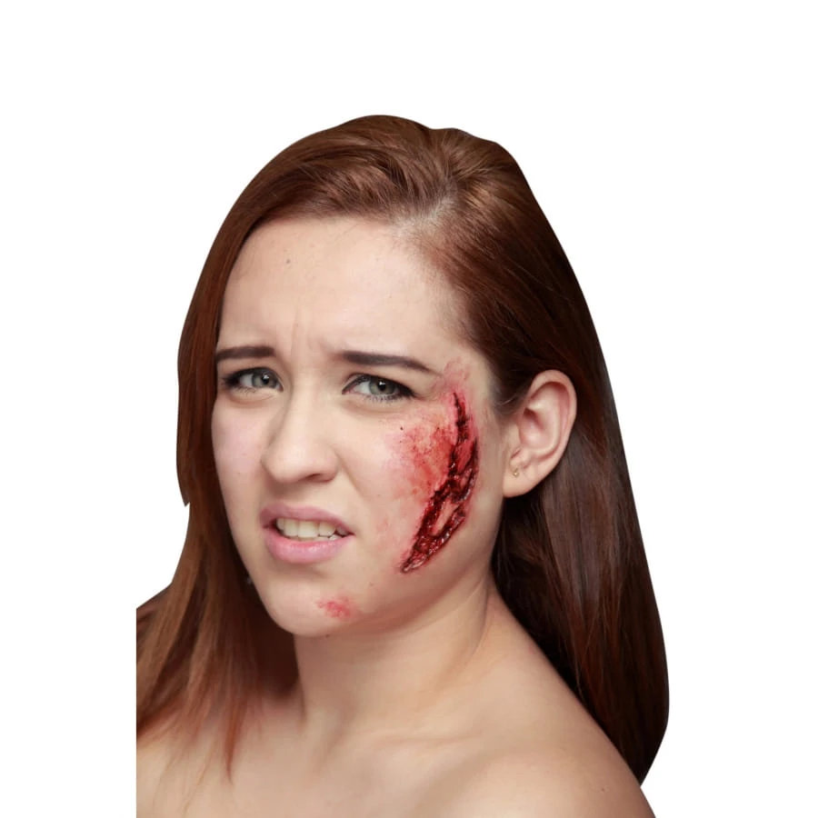 Postiche Balafre Visage 3 Postiche Balafre Visage