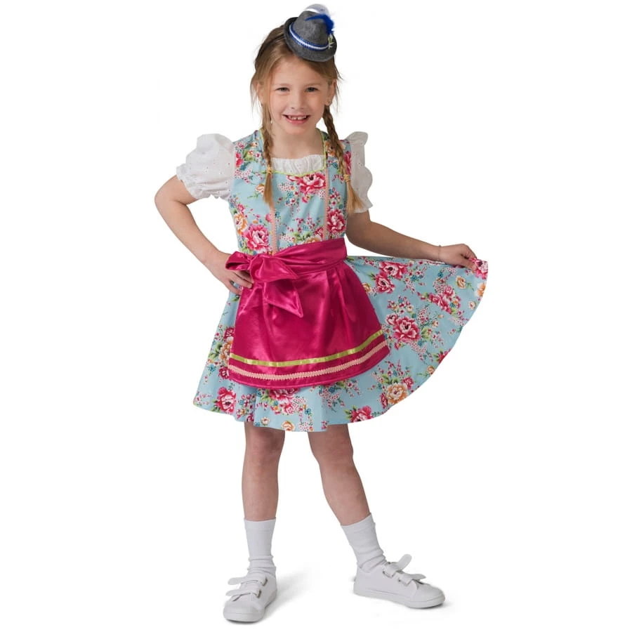Robe Bavaroise Fleurie Pour Enfant Avec Tablier 3 Robe Bavaroise Fleurie Pour Enfant Avec Tablier