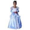 Robe Bleue De Princesse Pour Enfant Avec Froufrous 1 Robe Bleue De Princesse Pour Enfant Avec Froufrous -Boutique De Carnaval D'Halloween Robe bleue de princesse pour enfant avec froufrous