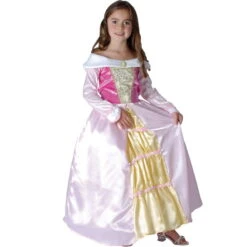 Robe Bouffante Rose De Princesse Pour Fillette