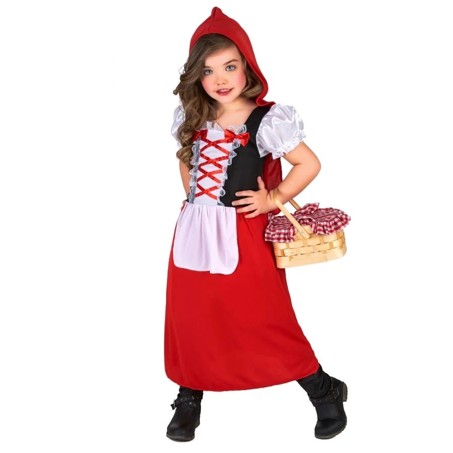 Robe Cape Capuche De Petit Chaperon Rouge Enfant 4 Robe Cape Capuche De Petit Chaperon Rouge Enfant – Image 2