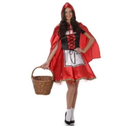 Robe Chaperon Rouge Pour Femme Adulte