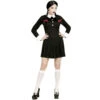 Robe Courte De Mercredi Addams Pour Adulte