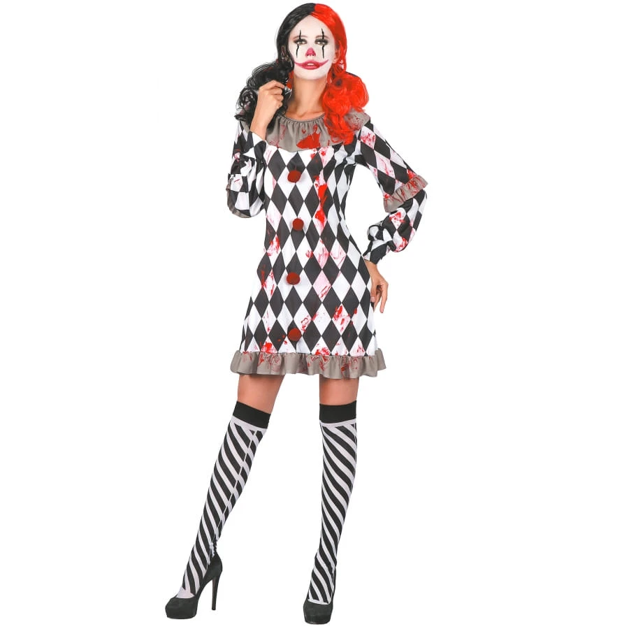 Robe D'arlequin Tueur Sexy Pour Femme 3 Robe D'arlequin Tueur Sexy Pour Femme