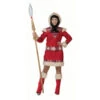 Robe D'esquimau Rouge Pour Femme 1 Robe D'esquimau Rouge Pour Femme -Boutique De Carnaval D'Halloween Robe d esquimau rouge pour femme