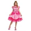 Robe De La Princesse Peach Pour Femme, Deluxe 1 Robe De La Princesse Peach Pour Femme, Deluxe -Boutique De Carnaval D'Halloween Robe de la princesse peach pour femme deluxe