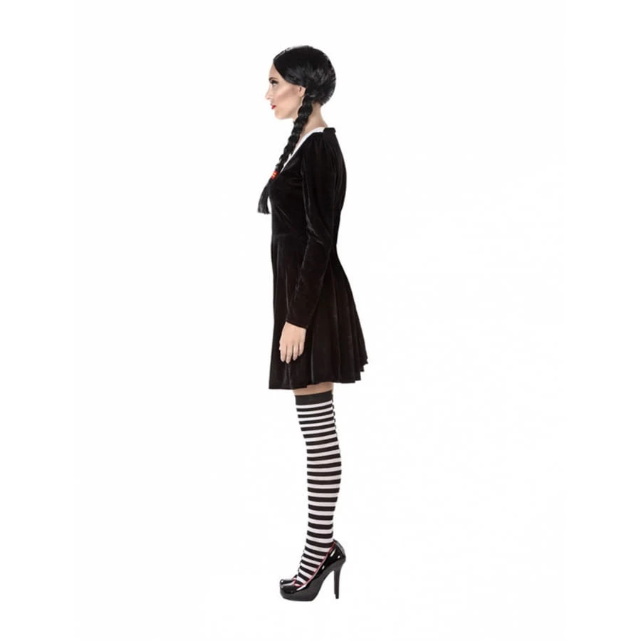 Robe De Mercredi Addams Pour Adulte 4 Robe De Mercredi Addams Pour Adulte – Image 2