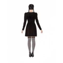 Robe De Mercredi Addams Pour Adulte 7 Robe De Mercredi Addams Pour Adulte -Boutique De Carnaval D'Halloween Robe de mercredi addams pour adulte 55318