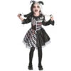 Robe De Petit Arlequin Tueur Noir Et Blanc