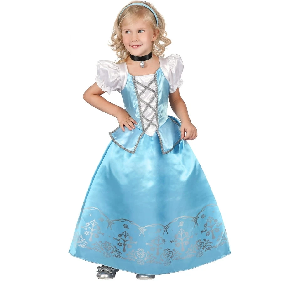 Robe De Petite Princesse Médiévale Bleue 3 Robe De Petite Princesse Médiévale Bleue