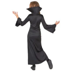Robe De Petite Vampiresse Imprimé Têtes De Mort -Boutique De Carnaval D'Halloween Robe de petite vampiresse imprime tetes de mort 24417