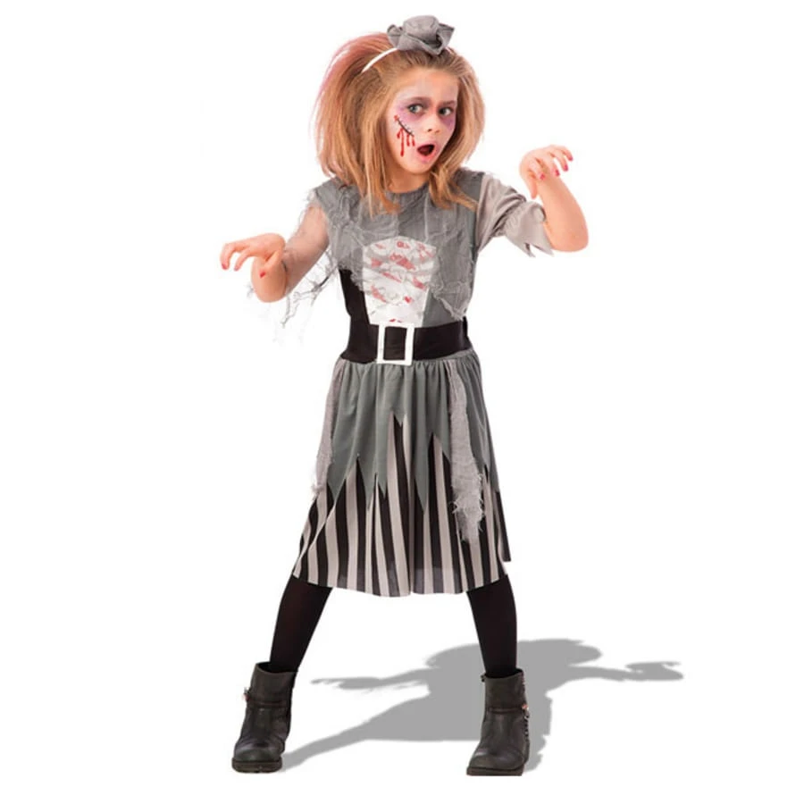 Robe De Pirate Zombie Pour Petite Fille 3 Robe De Pirate Zombie Pour Petite Fille