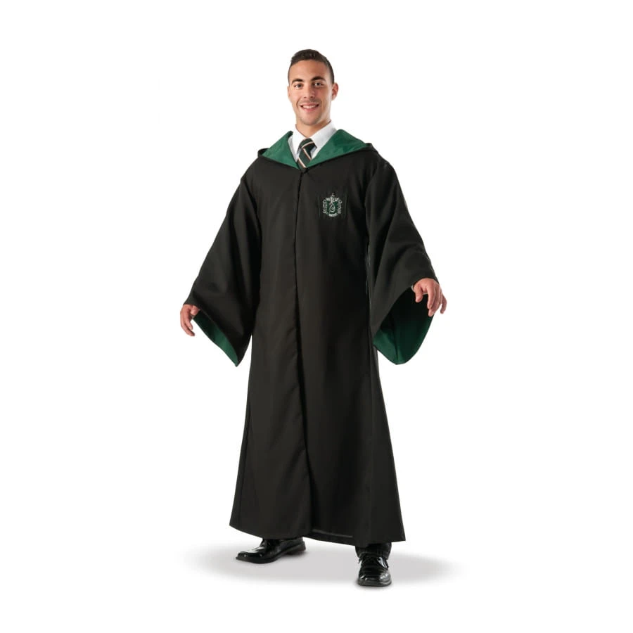 Robe De Sorcier Serpentard Pour Adulte, Deluxe 3 Robe De Sorcier Serpentard Pour Adulte, Deluxe
