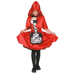 Robe Du Petit Chaperon Rouge Avec Cape Pour Fille