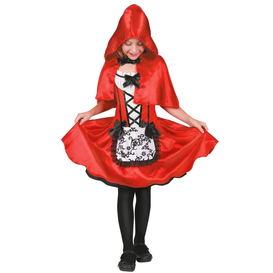 Robe Du Petit Chaperon Rouge Avec Cape Pour Fille 3 Robe Du Petit Chaperon Rouge Avec Cape Pour Fille