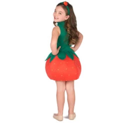 Robe Fraise Pour Enfant -Boutique De Carnaval D'Halloween Robe fraise pour enfant 42765