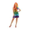 Robe GayPride Courte Recouverte De Sequins -Boutique De Carnaval D'Halloween Robe gaypride courte recouverte de sequins