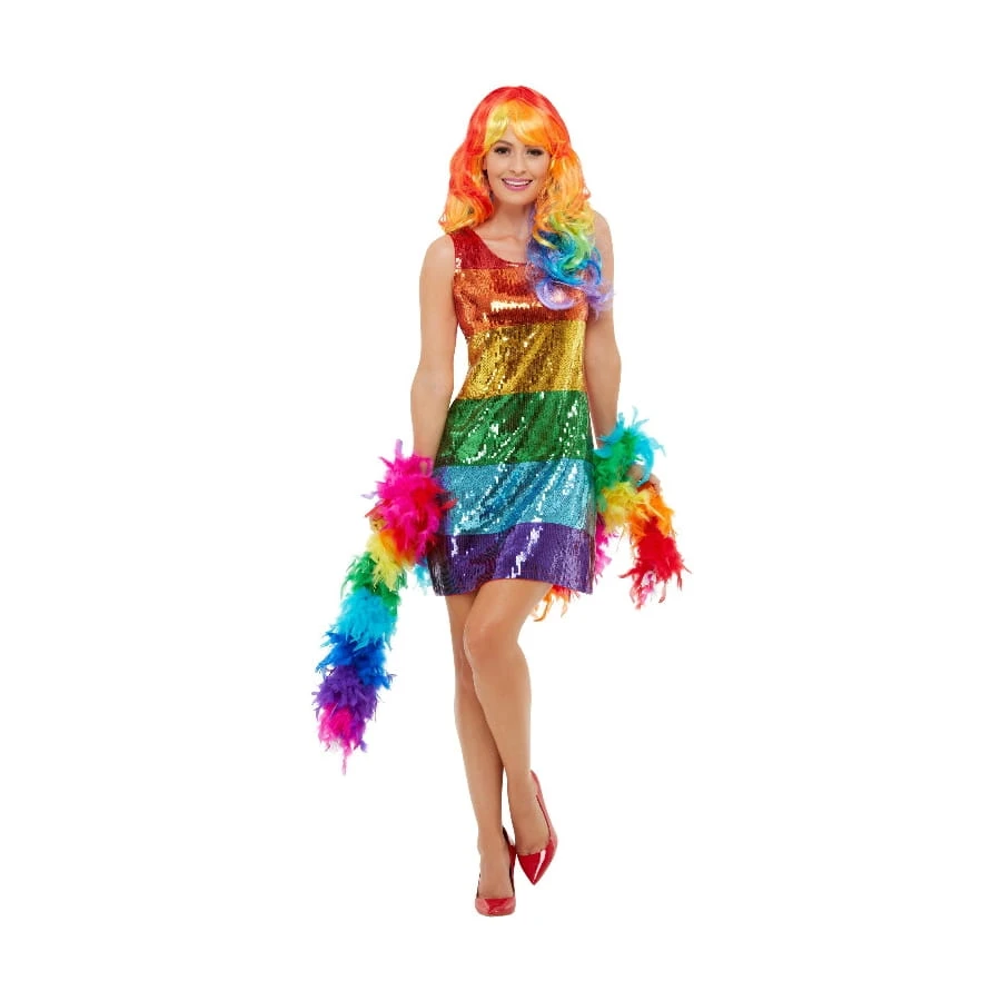 Robe GayPride Courte Recouverte De Sequins 4 Robe GayPride Courte Recouverte De Sequins – Image 2