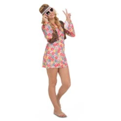 Robe Hippie à Fleurs Pour Femme