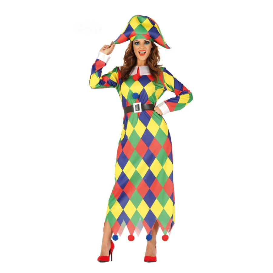 Robe Longue De Femme Arlequin Multicolore 3 Robe Longue De Femme Arlequin Multicolore