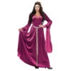 Robe Longue Médiévale Prune 1 Robe Longue Médiévale Prune -Boutique De Carnaval D'Halloween Robe longue medievale prune